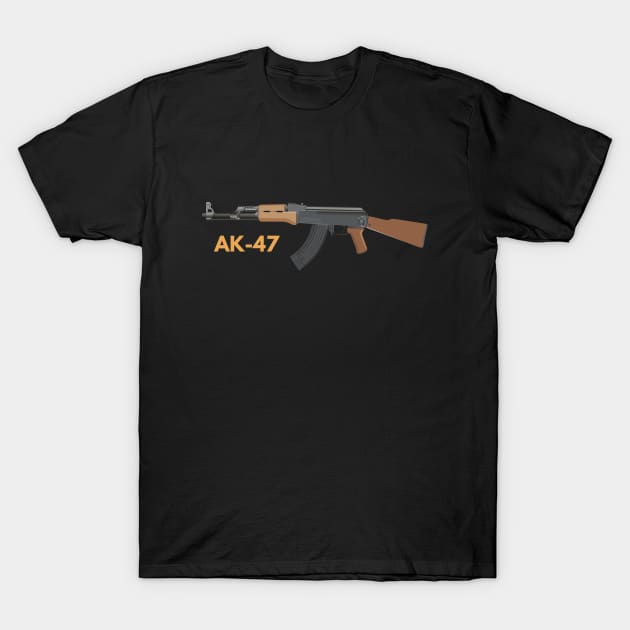 AK-47 Assault Rifle T-Shirt by NorseTech